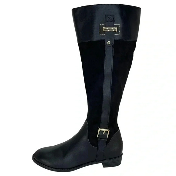 Karen Scott Deliee Black Knee High Womens Boots Size 5.5M - Picture 3 of 10